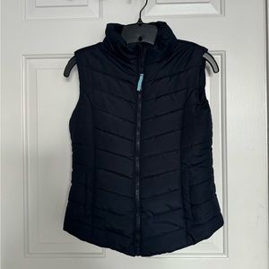 Aeropostale Navy Vest Light Puffer Jacket